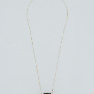 Prong Set Stone Necklace - Labradorite