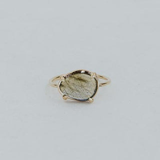 Rose CutGemstone Ring - Labradorite