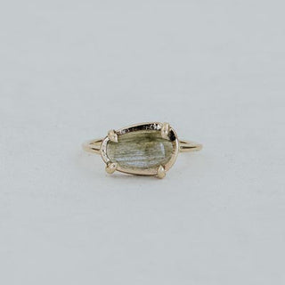 Rose CutGemstone Ring - Labradorite