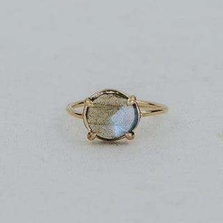 Rose CutGemstone Ring - Labradorite