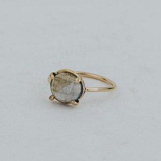 Rose CutGemstone Ring - Labradorite