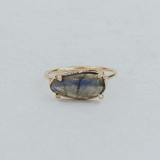 Prong Set Labradorite Ring