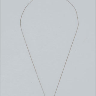 Prong Set Gemstone Necklace - Tourmaline 14K White Gold