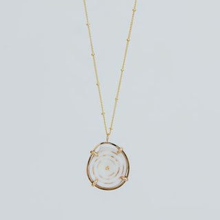 Prong Set Puka Necklace