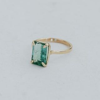 Aqua Tourmaline Grace Ring | 14k