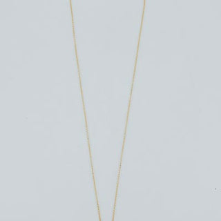 Emerald Cut Gemstone Necklace - Rose Quartz