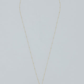 Teardrop Crystal Ball Necklace - Rutilated Quartz