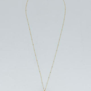 Teardrop Crystal Ball Necklace - Rutilated Quartz