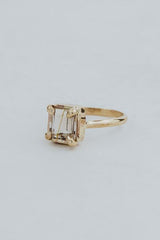 wings hawaii prong set rutilated quartz ring in 14k gold fill  thumbnail