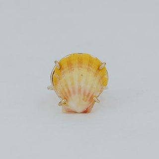 Prong Set Sunrise Shell Ring - GF