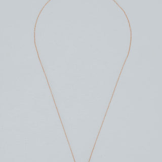 Prong Set Gemstone Necklace - Sunstone 14k RG