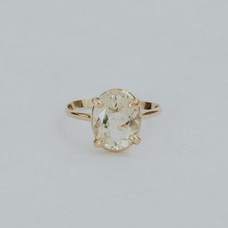 Wings Hawaii prong-set sunstone ring in 14k gold fill