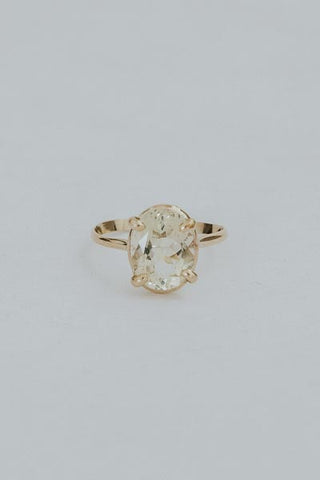 Wings Hawaii prong-set sunstone ring in 14k gold fill