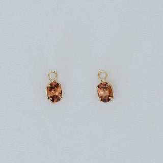 Charm Hoops - Zircon 14K
