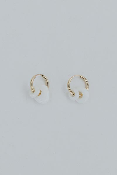 Tiny Puka Hoop Earrings