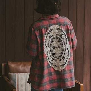 Paragon Flannel - Red + Black
