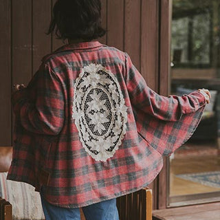 Paragon Flannel - Red + Black