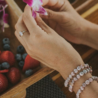 Stretchy Bracelet - Rhodochrosite