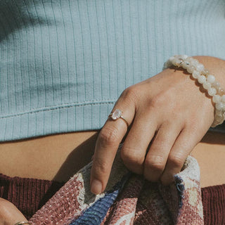 Stretchy Bracelet - Moonstone