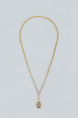 Rutilated Quartz FOB Necklace thumbnail