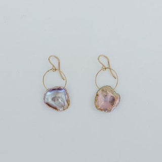 Baroque Coin Pearl Earrings