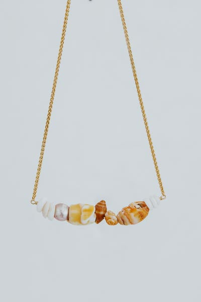 Shell Lei Choker - Pink Pearl