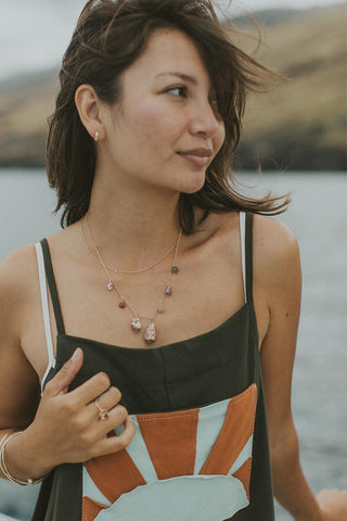 Opal and Hawaiian Shell Necklace