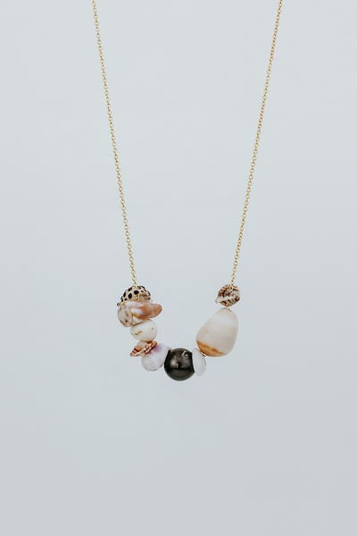 Shell Lei Slider Necklace - Petite