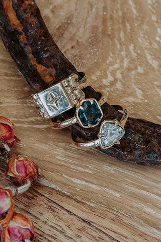 Mermaid Tail Signet Rings