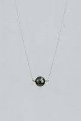 wings hawaii tahitian pearl necklace in sterling silver thumbnail