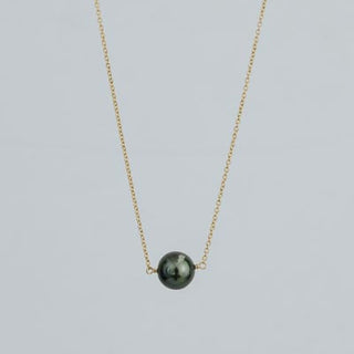 Single Stone Necklace - Tahitian Pearl