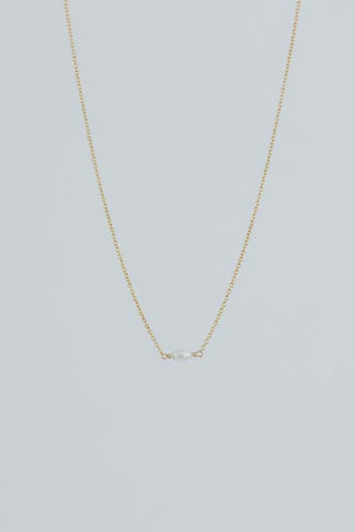 Single Stone Necklace - Freshwater Pearl