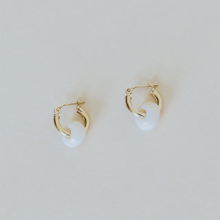 Puka Hoop Earrings - 14K