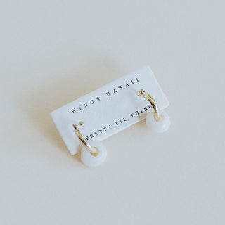 Puka Hoop Earrings - 14K
