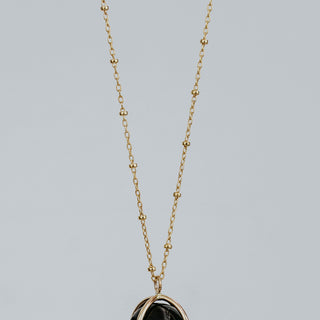 Sphere Necklace - Black Tourmaline
