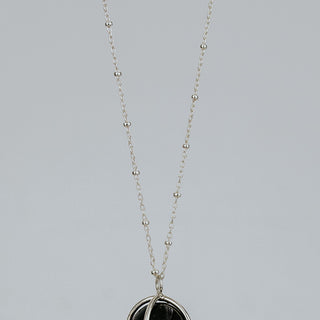 Sphere Necklace - Black Tourmaline