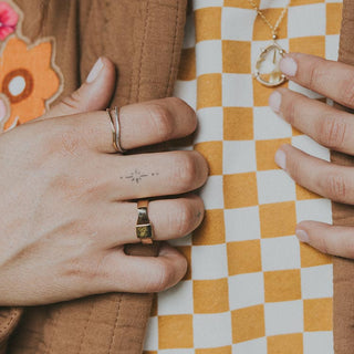 Square Signet Rings