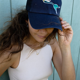 Dad Hat with Mesh - Seastar Mermaid