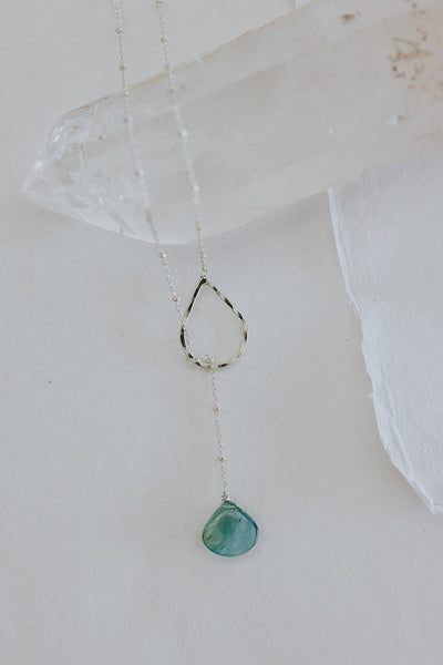 Lariat Necklace - Grandidierite