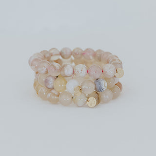 Stretchy Bracelet - Sakura Agate