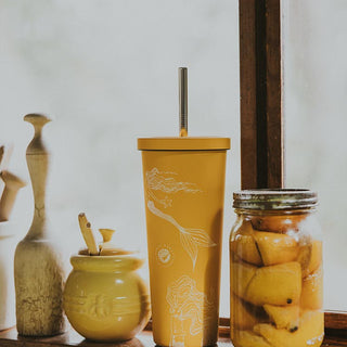Mermaid Party Tumbler - Sunflower