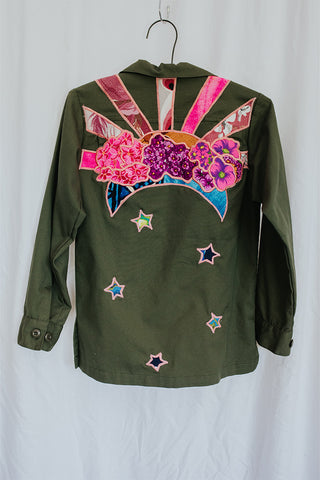 Vintage Sun + Moon Army Jacket - P