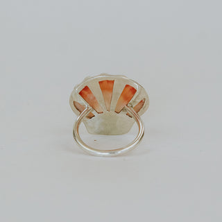 Hawaiian Sunrise Shell Sterling Silver Ring