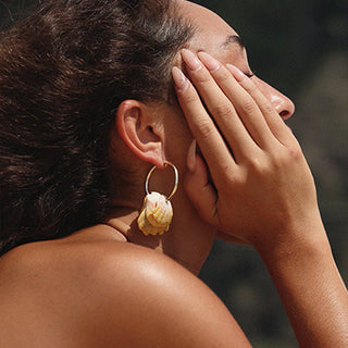 Bombucha Sunrise Endless Hoop Earrings