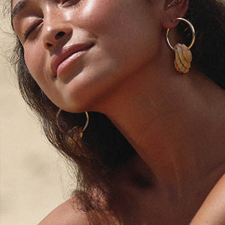 Bombucha Sunrise Endless Hoop Earrings
