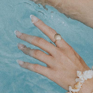 Forever Sunrise Shell Ring
