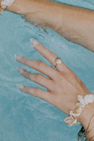 Forever Sunrise Shell Ring