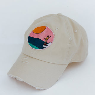Distressed Dad Hat - Toes on the Nose | Cream