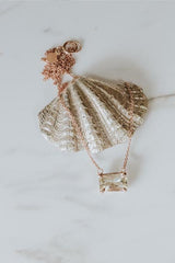 Sun Salutation Necklace - 14k RG thumbnail