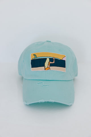 Distressed Dad Hat - Dawn Patrol | Teal